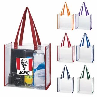 Custom Clear Tote Bag - Custom Flags Now