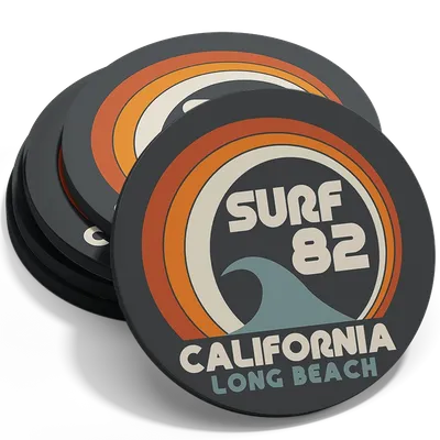 PVC Coasters - Custom Flags Now