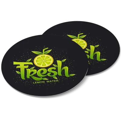 Vinyl Coasters - Custom Flags Now