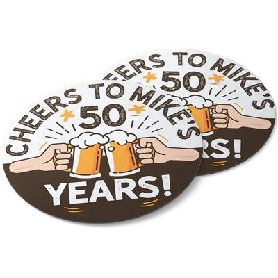 Paper Coasters - Custom Flags Now