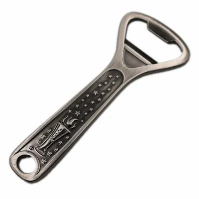 Antique Silver Bottle Opener - Custom Flags Now