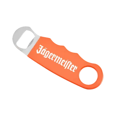 Orange Hand Grip Flat Bottle Opener - Custom Flags Now