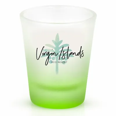 Frosted Glass Shot Glass - Custom Flags Now