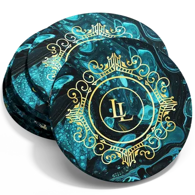 Marble Coaster - Custom Flags Now