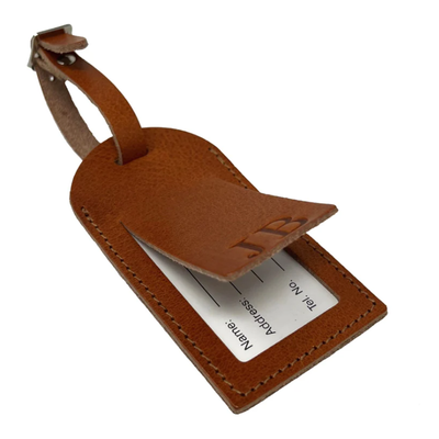 Luxury Leather Luggage Tag